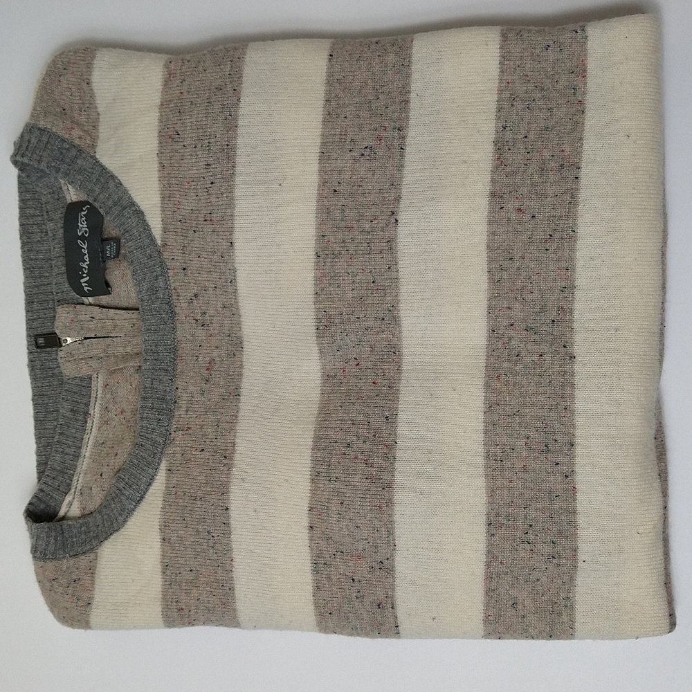 Michael Stars Striped Wool Blend Sweater M/L